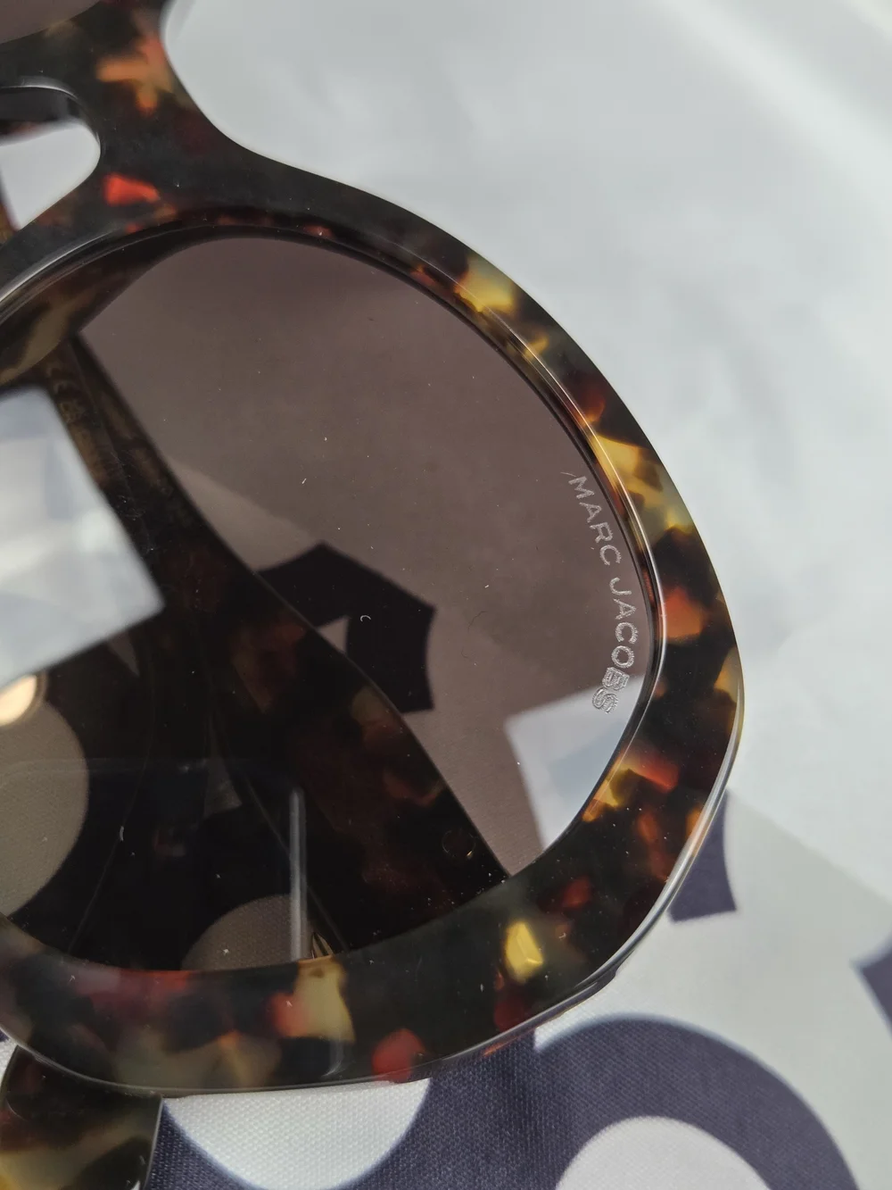 Marc Jacobs Women's Tortoiseshell Oversized Sunglasses - Brown Lenses